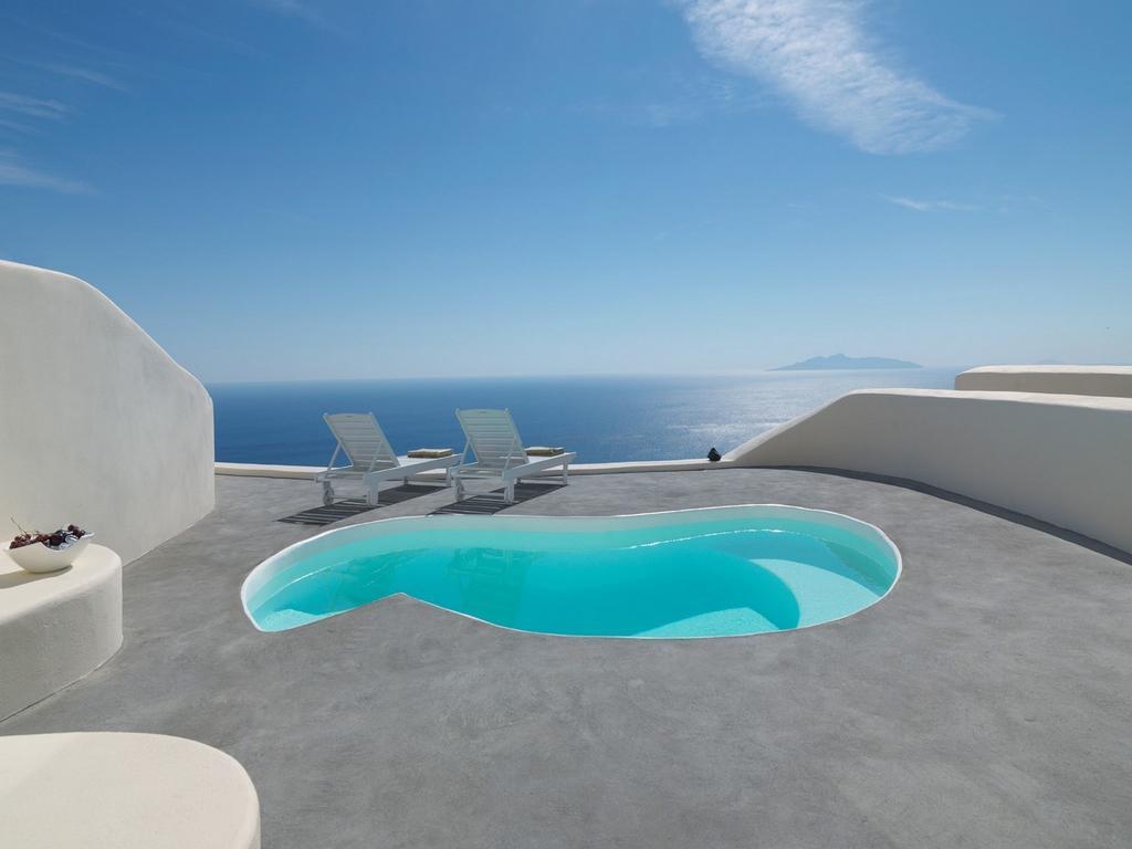 Dome Santorini Resort Imerovígli Rom bilde