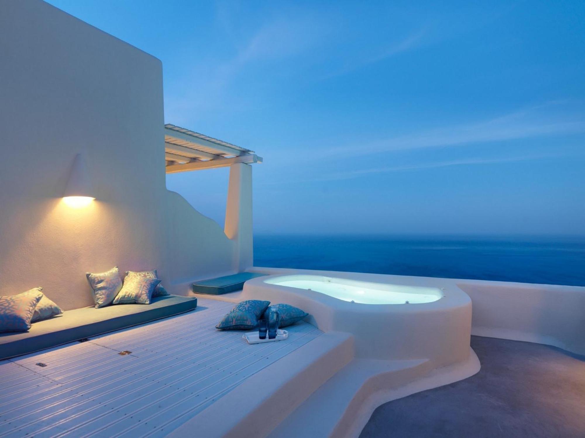 Dome Santorini Resort Imerovígli Rom bilde