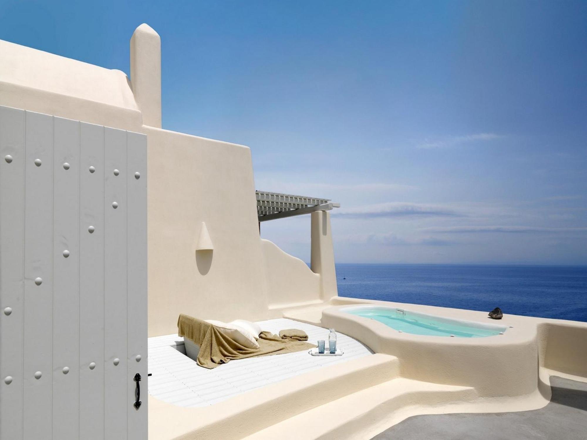 Dome Santorini Resort Imerovígli Rom bilde